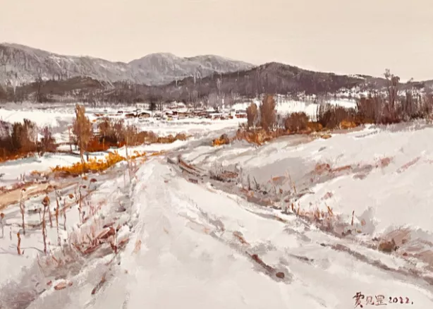 品析贾见罡油画：自然之竟，生活之韵- 新山海经网