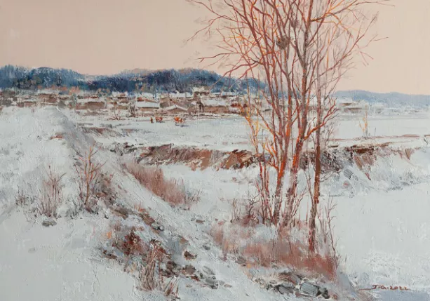 品析贾见罡油画：自然之竟，生活之韵- 新山海经网