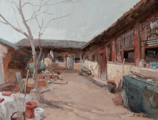 品析贾见罡油画：自然之竟，生活之韵- 新山海经网